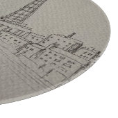 Blackpool Tower Originele Kunst Snijplank (Hoek)