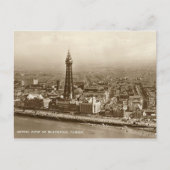 Blackpool Tower - oud Briefkaart (Voorkant)