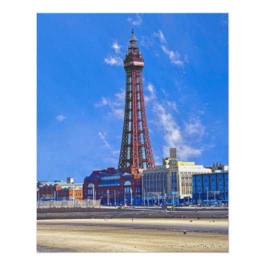 Blackpool Tower Perfect Poster (Voorkant)