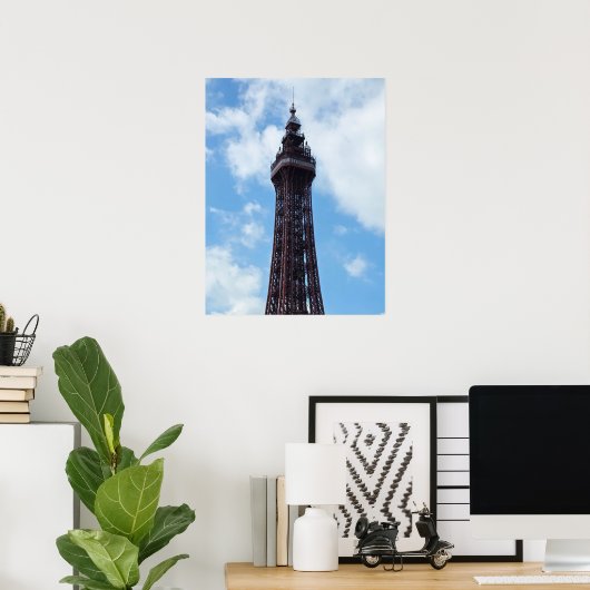 Blackpool Tower Poster (Thuiskantoor)