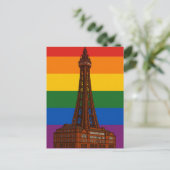 Blackpool Tower Pride-vlag Briefkaart (Staand voorkant)