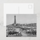 Blackpool Tower & promenade circa 1905, Engeland Briefkaart (Voorkant / Achterkant)