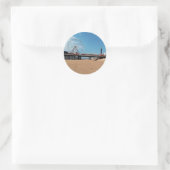 Blackpool Tower Ronde Sticker (Tas)