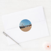 Blackpool Tower Ronde Sticker (Envelop)