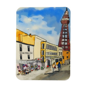 Blackpool Tower Seaside Magneet