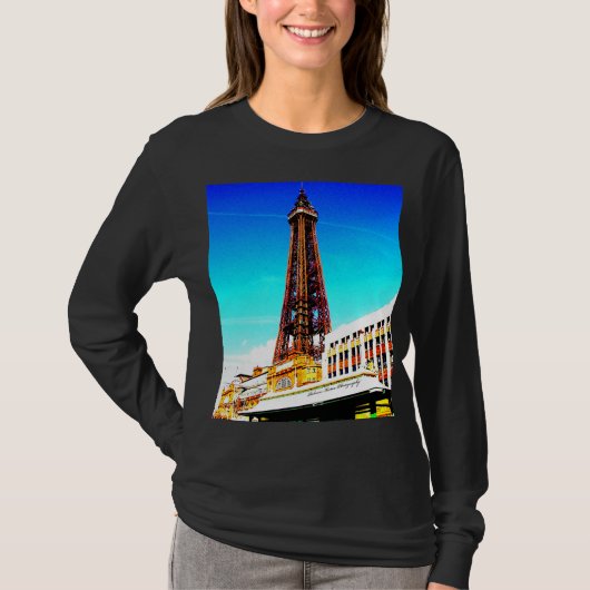 Blackpool Tower T Shirt (Voorkant)