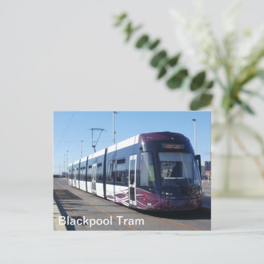 Blackpool Tram Briefkaart (Staand voorkant)