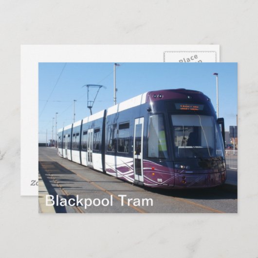 Blackpool Tram Briefkaart (Voorkant / Achterkant)