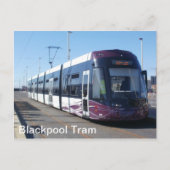 Blackpool Tram Briefkaart (Voorkant)