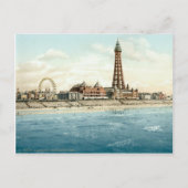 Blackpool uit North Pier c.1895 Briefkaart (Voorkant)