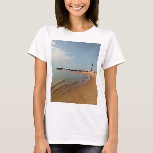 Blackpool-zee T-shirt (Voorkant)