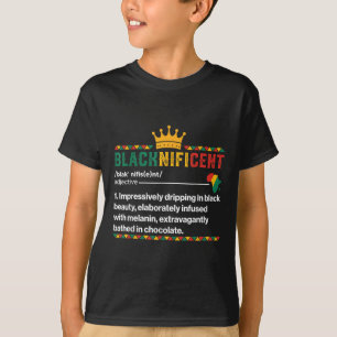 BlackPrachtige definitie Afrikaanse Black Pride Me T-shirt