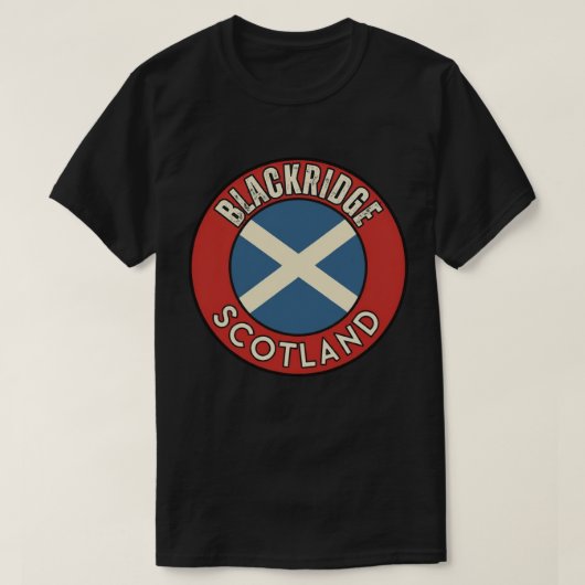 Blackridge, Schotland T-shirt (Design voorkant)