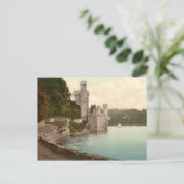 Blackrock Castle, 19de eeuw Ierland Briefkaart (Staand voorkant)
