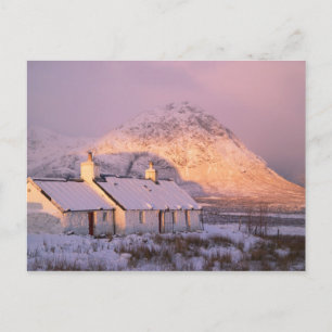 Blackrock Cottage, Glencoe, Highlands, Schotland 2 Briefkaart