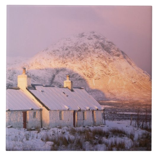 Blackrock Cottage, Glencoe, Highlands, Schotland 2 Tegeltje (Voorkant)