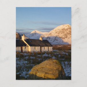 Blackrock Cottage, Glencoe, Highlands, Schotland 3 Briefkaart