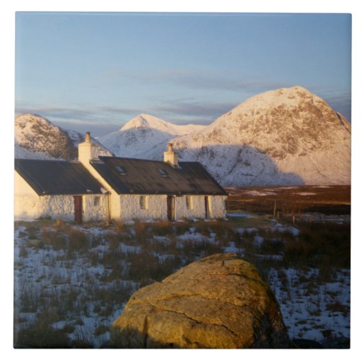 Blackrock Cottage, Glencoe, Highlands, Schotland 3 Tegeltje (Voorkant)