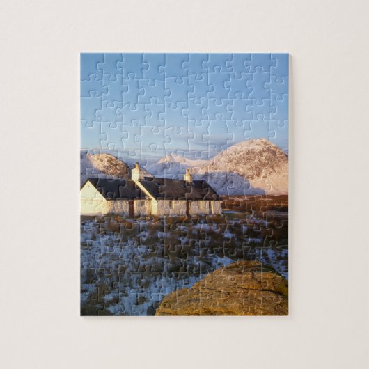 Blackrock Cottage, Glencoe, Highlands, Schotland Legpuzzel (Verticaal)