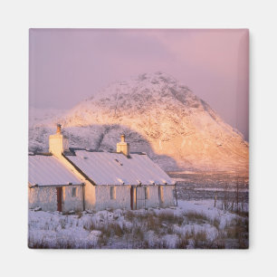 Blackrock Cottage, Glencoe, Hooglanden, Schotland Magneet