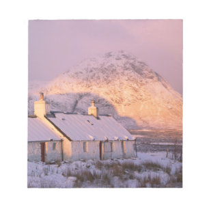 Blackrock Cottage, Glencoe, Hooglanden, Schotland Notitieblok