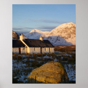 Blackrock Cottage, Glencoe, Hooglanden, Schotland  Poster