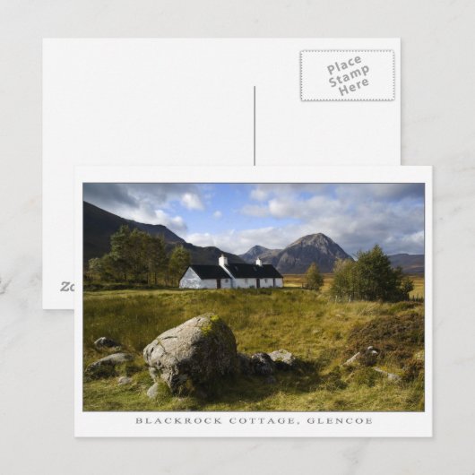 Blackrock Cottage, Schotland Briefkaart (Voorkant / Achterkant)