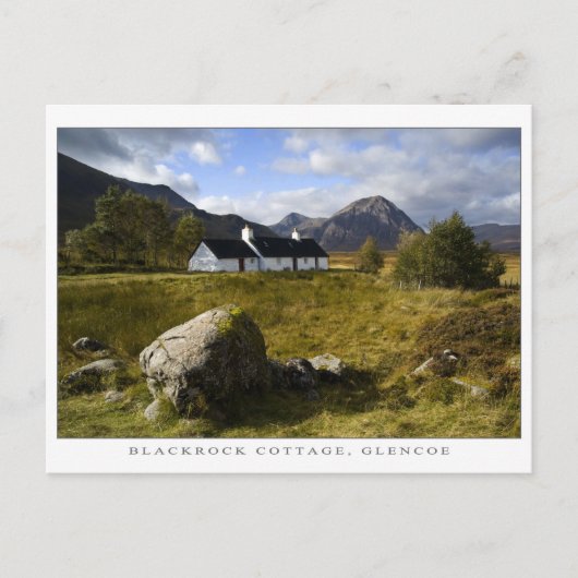 Blackrock Cottage, Schotland Briefkaart (Voorkant)