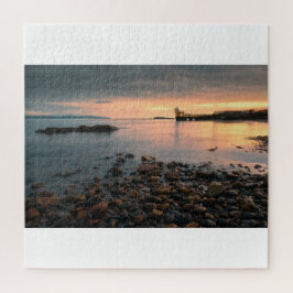 Blackrock zonsondergang bij Salthill strand in Gal Legpuzzel