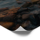 Blackrock zonsondergang bij Salthill strand in Gal Poster (Hoek)