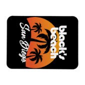 Black's Beach, San Diego Magneet (Horizontaal)