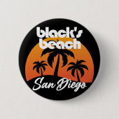 Black's Beach, San Diego Ronde Button 5,7 Cm (Voorkant)