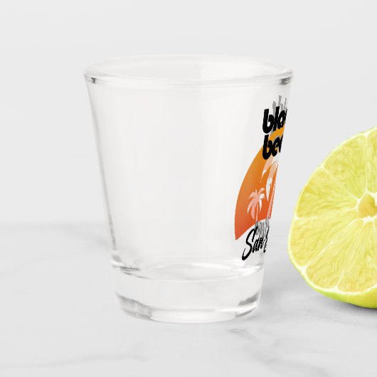 Black's Beach, San Diego Shot Glas (Links)