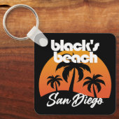 Black's Beach, San Diego Sleutelhanger (Voorkant)