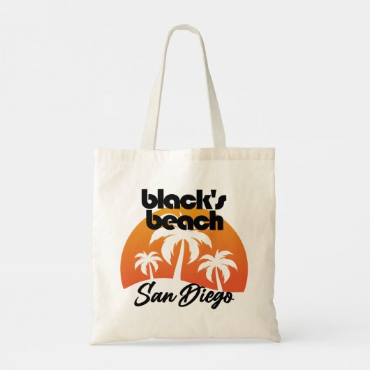 Black's Beach, San Diego Tote Bag (Achterkant)