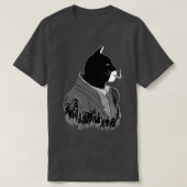 Blacksad Night City zwart-witte noire T-shirt (Design voorkant)