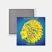 ,Blacksburg High School~Indians* Magnet (Voorkant / Achterkant)