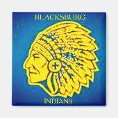 ,Blacksburg High School~Indians* Magnet (Voorkant)