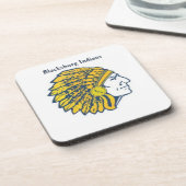 Blacksburg Indians, Blacksburg High School, VA. Bier Onderzetter (Linkerzijde)