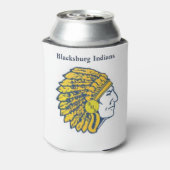 Blacksburg Indians, Blacksburg, VA. Blikjeskoeler (Blikje Achterkant)