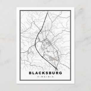 Blacksburg Kaart