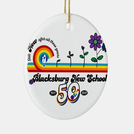 Blacksburg New School Celebrates 50th Ornament (Rechts)