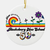 Blacksburg New School Celebrates 50th Ornament (Voorkant)