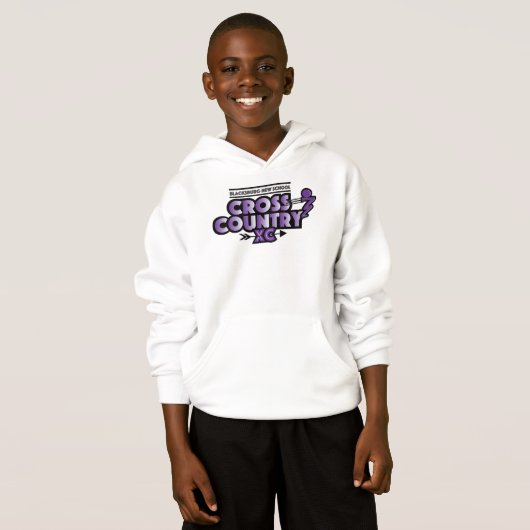 Blacksburg New School Jeugd Hoodie (Voorkant volledig)