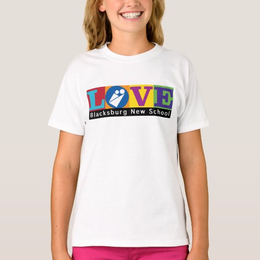 Blacksburg New School Jeugd T-shirt (Voorkant)