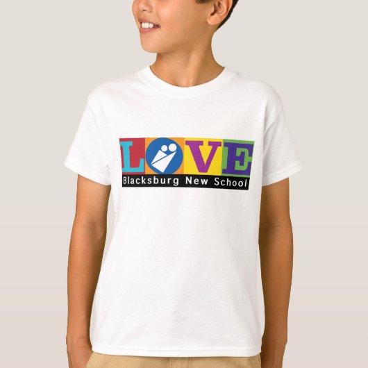 Blacksburg New School Jeugd T-shirt (Voorkant)