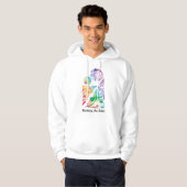 Blacksburg New School Rainbow Classes Art Logo Hoodie (Voorkant volledig)