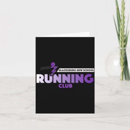 Blacksburg New School Running Club  Kaart (Voorkant)