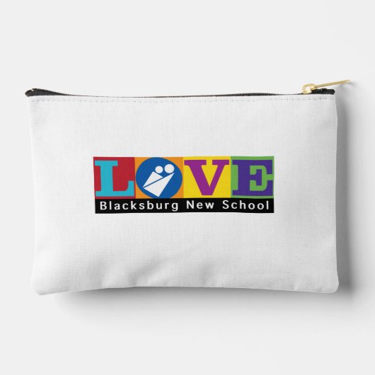 Blacksburg New School Zipper Pouch Etui (Achterkant)