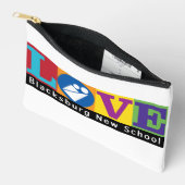 Blacksburg New School Zipper Pouch Etui (Open)